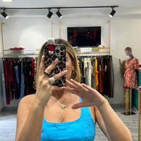 Dress Syl Turchese in pizzo San Gallo