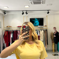 T-Shirt Alaia Gialla