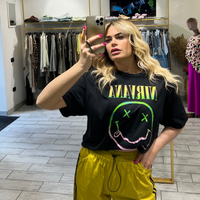 T-Shirt Rock Nirvana Smile