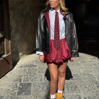 Gonna Taylor Bordo a pantaloncino