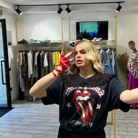 T-Shirt Rock Rolling Stones Mouth