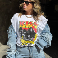 T-Shirt Rock Kiss Levi’s