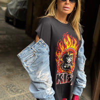 T-Shirt Rock Kiss Roll Levi’s