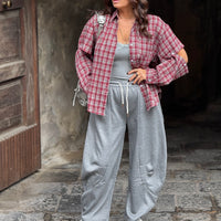 Camicia Willy Bordo/Grigia