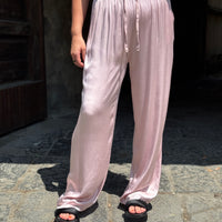 Pantalone Satin Rosa