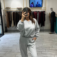 Coordinato Terry Grigio