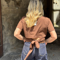 T-Shirt Alaia Marrone