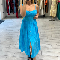Dress San Gallo Turchese