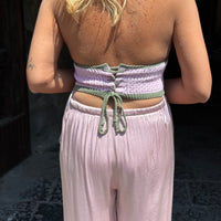 Top in filo Rosa