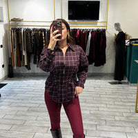 Camicia Kamilah Bordo