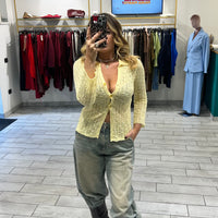 Maglia Sienna in filo Gialla