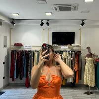 Mini Dress San Gallo Arancio