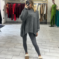 Leggings Paola Grigio con staffa