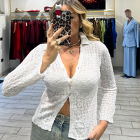 Maglia Sienna in filo Bianca