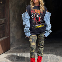 T-Shirt Rock Kiss Love Gun Levi’s