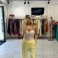 Pantalone Satin Giallo