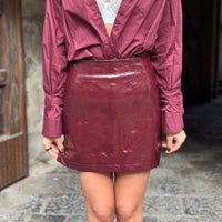 Gonna Isy Bordo a pantaloncino