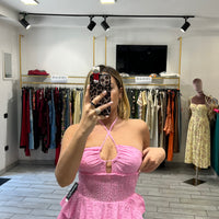 Mini Dress San Gallo Rosa