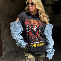 T-Shirt Rock Kiss Love Gun Levi’s