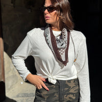 Shirt Foulard Bianca