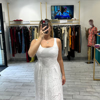 Dress Syl Bianco in pizzo San Gallo