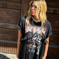 T-Shirt Rock Kiss The Road