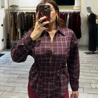 Camicia Kamilah Bordo