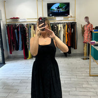 Dress Syl Nero in pizzo San Gallo