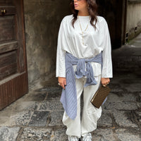 Maxi Shirt Itta Bianca