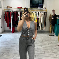 Coordinato Nicole Grigio Bruciato