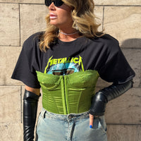 Set T-Shirt Rock Metallica con Bustino