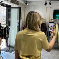 T-Shirt Alaia Gialla