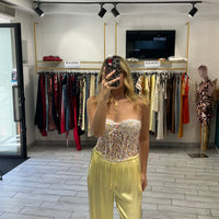 Pantalone Satin Giallo