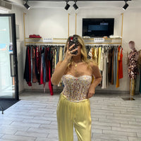 Pantalone Satin Giallo