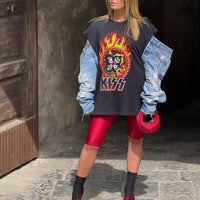 T-Shirt Rock Kiss Roll Levi’s