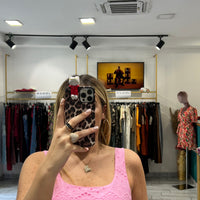 Dress Syl Rosa in pizzo San Gallo