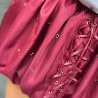 Gonna Taylor Bordo a pantaloncino