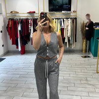 Coordinato Nicole Grigio Bruciato