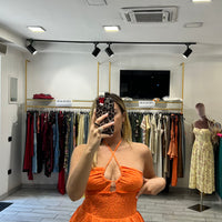 Mini Dress San Gallo Arancio