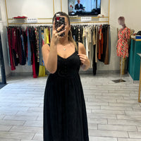 Dress Vientha Nero in pizzo San Gallo