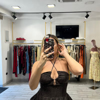 Mini Dress San Gallo Marrone