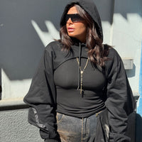 Felpa Balloon Coprispalle Nera