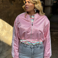 Giubbino Stripes Rosa