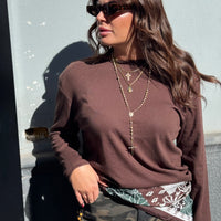 Shirt Foulard Marrone