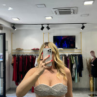 Bralette Jewels Beige