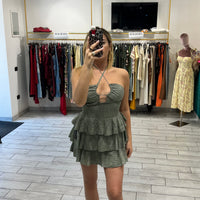 Mini Dress San Gallo Verde