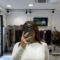 Maglia Carly a girocollo Bianca