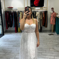 Dress Vientha Bianco in pizzo San Gallo