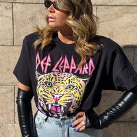 Set T-Shirt Rock Def Leppard con Bustino