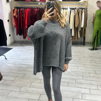 Leggings Paola Grigio con staffa